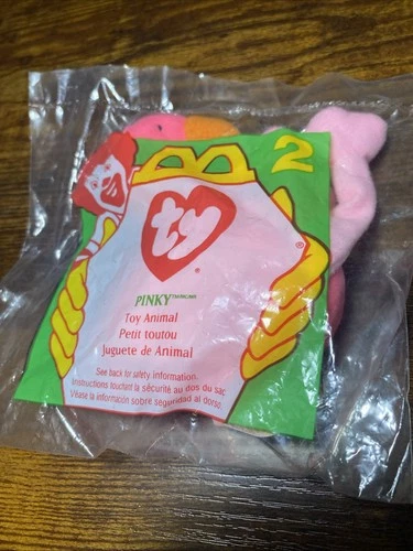 Ty Beanie Baby McDonald’s Toy #2 Pinky The Flamingo Vintage 1996 Kid