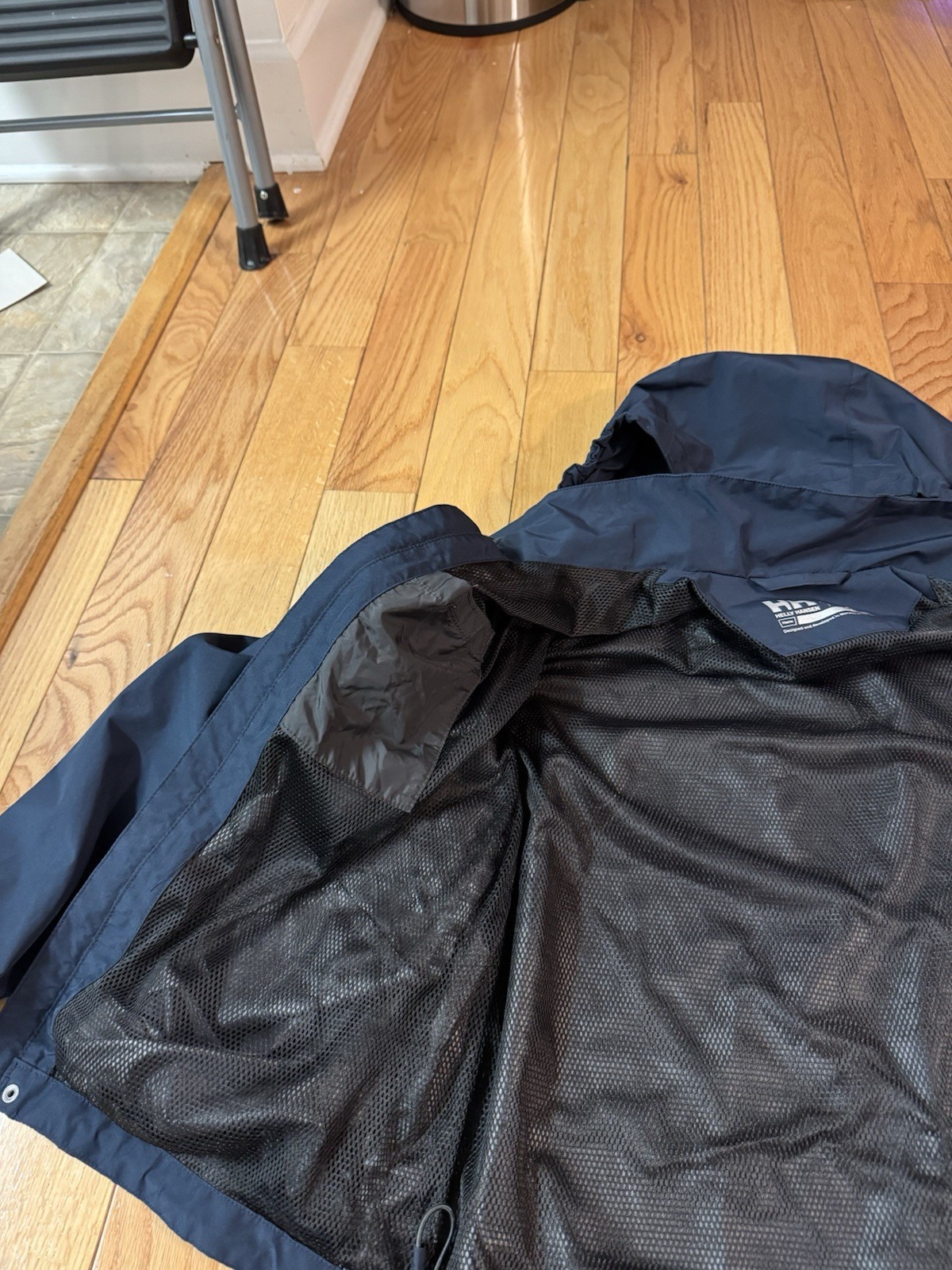 Helly Hansen Navy Blue Rain Jacket Helly Tech Wom… - image 3