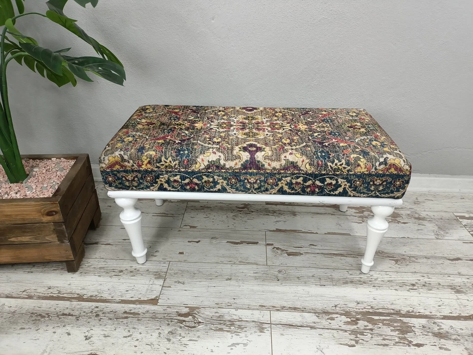 Farmhouse bench, Coffee table, Side table, Dressing table bench, Window seat - Image 2 of 4