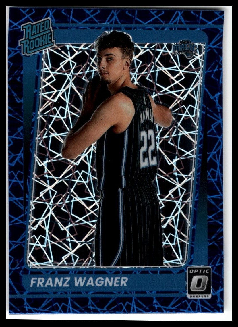 Franz Wagner 2021-22 Donruss Optic #185 Blue Velocity Rated Rookie RC Magic