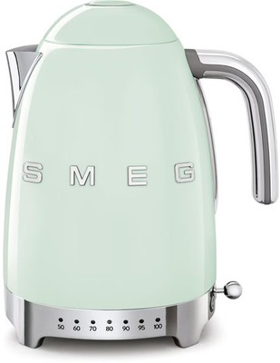 Smeg KLF04PGEU 50''s Style Wasserkocher, 2400W, 1,7 L, 7 Temperaturstufen, pastel