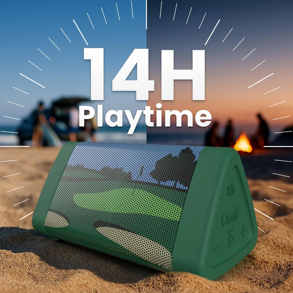 Altavoz Bluetooth Impermeable Portátil Exterior Inalámbrico Mejorado Bajo 24 Horas... Foto 2 de 4