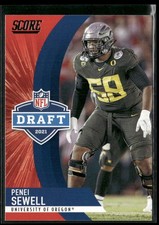 2021 Score Penei Sewell D15 NFL Draft