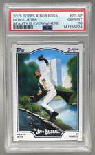 5724 Derek Jeter 2025 Topps Bob Ross #70-SP Beauty is Everywhere SP PSA 10