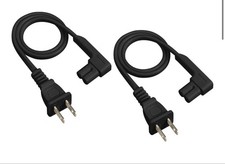 19.5in 2-Pack Power Cord Compatible with Sonos One, Sonos One SL, Sonos Play-1 S