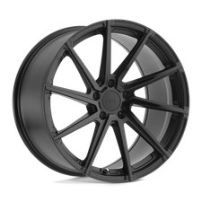 18x9.5 Tsw Watkins Dbl Black - Matte Blk W Gloss Blk Face Wheel 5x4.5 39mm