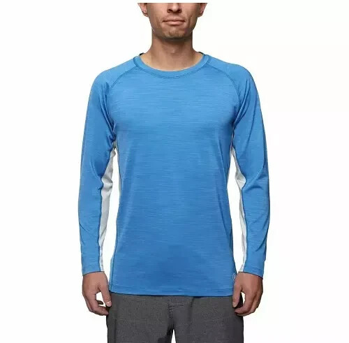Hang Ten Men's Long Sleeve Sun Tee - Cendre Blue - Size S - 1378845 - Picture 1 of 4