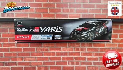 TOYOTA GR Yaris Gazoo Racing 2025 WRC World Rally Team Banner for Garage, etc