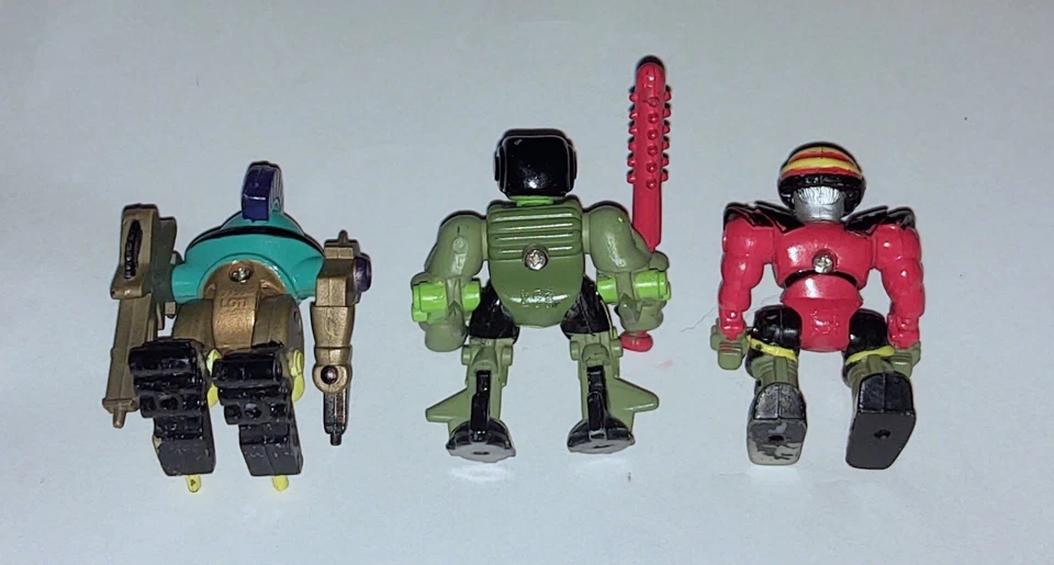 Zbots Galoob Z-bot 3 Figure Vintage lot #8 - Image 3 of 3