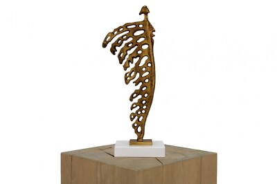KunstLoft  Skulptur 'Militant Feather' | 13x39x9cm handgefertigt