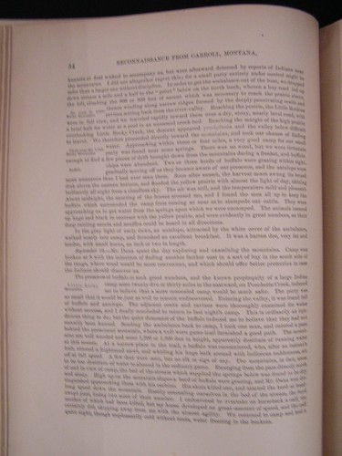 1876 RECONNAISSANCE REPORT CARROLL MONTANA ON UPPER MISSOURI TO YELLOWSTONE PARK - Picture 5 of 12