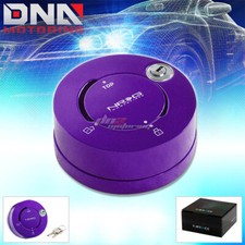 Nrg Srk-101pp Racing Steering Wheel Quick Release Lock Kitkey Hub Purple Body