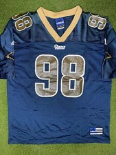 1998-2001 St. Louis Rams - Grant Wistrom - Adidas - Vintage NFL Jersey Large 