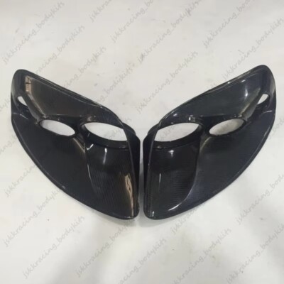 For Toyota Supra 93-98 MK4 Vented Front Headlight Cover (Pair) Carbon Fiber