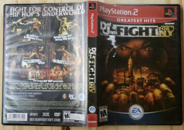 Def Jam: Fight for New York NY (PlayStation 2, PS2) Greatest Hits