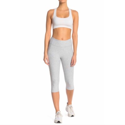 NWT Outdoor Voices Size XS Warm Up Knee Capri Leggings Gray