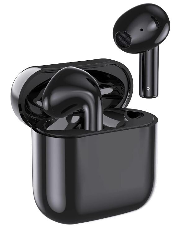 Wireless Noise Cancelling Earbuds with Deep Bass and Stereo Sound-image