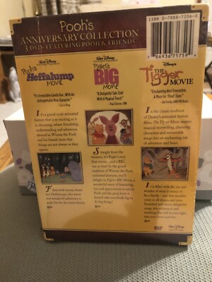 Poohs Anniversary Collection: (3 DVD Set, 2006) Heffalump, Piglet