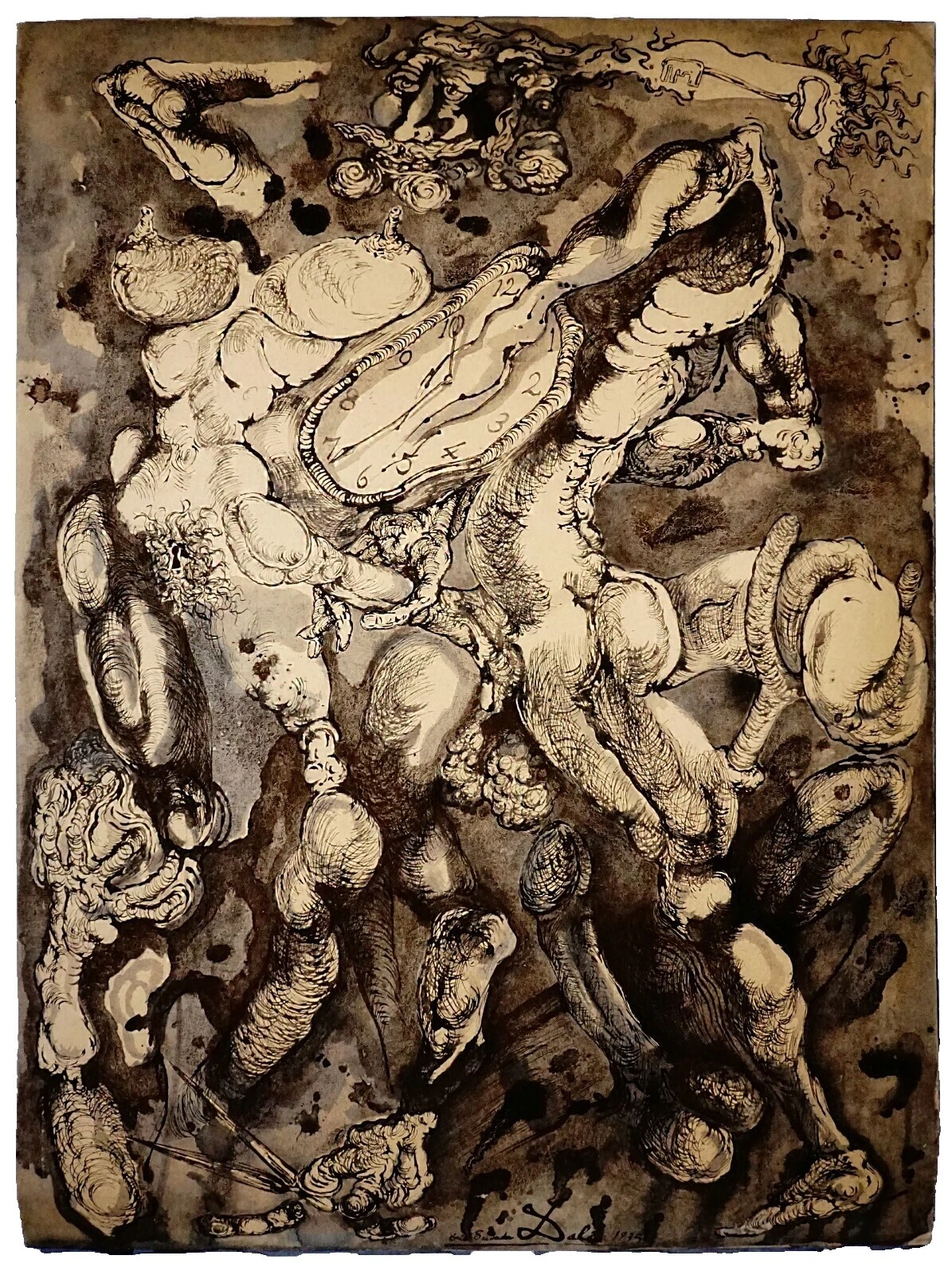 Salvador Dali tinta arte pinturas