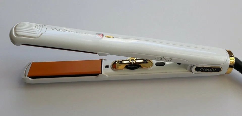 Plancha/estilista de cabello VOSS mediana 24 mm 230c voltaje mundial Foto 2 de 4