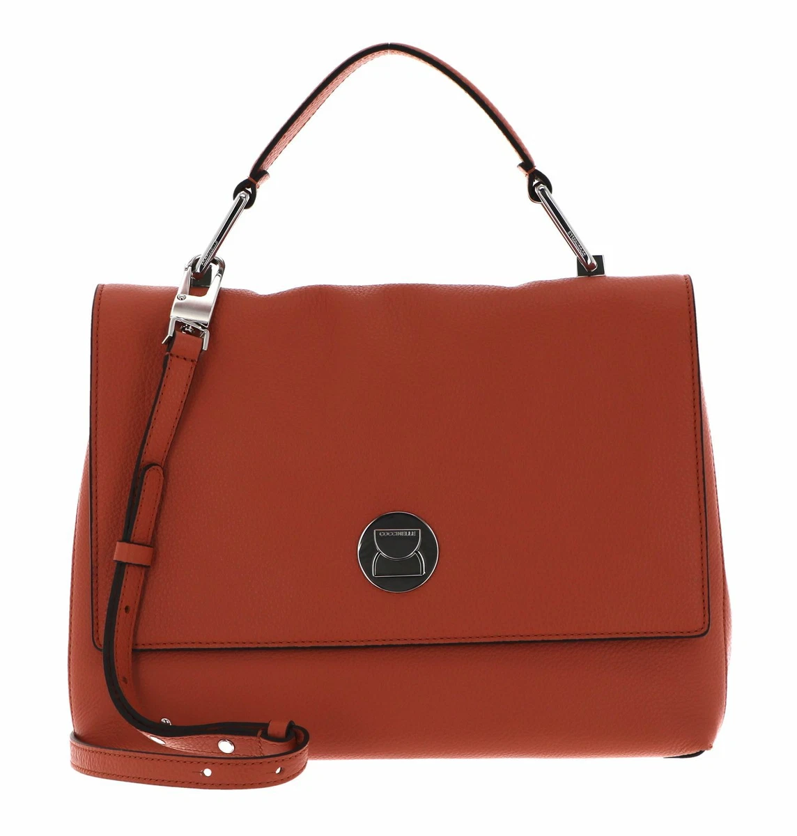 Sac Coccinelle En Cuir Marron – 30 Cm – Style épaule – Très Bon état