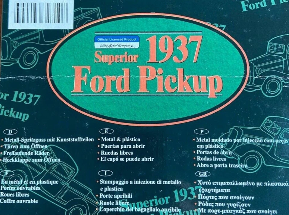Modellino Ford Pickup 1:34 Nuovo - Immagine 4 di 4