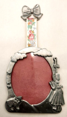 Pewter Nursery Rhyme Picture Frame Lindsay Claire Mary Had a Little Lamb