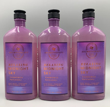 Bath  Body Works Relaxing Midnight Sky Chamomile Patchouli Body Wash S/3 364