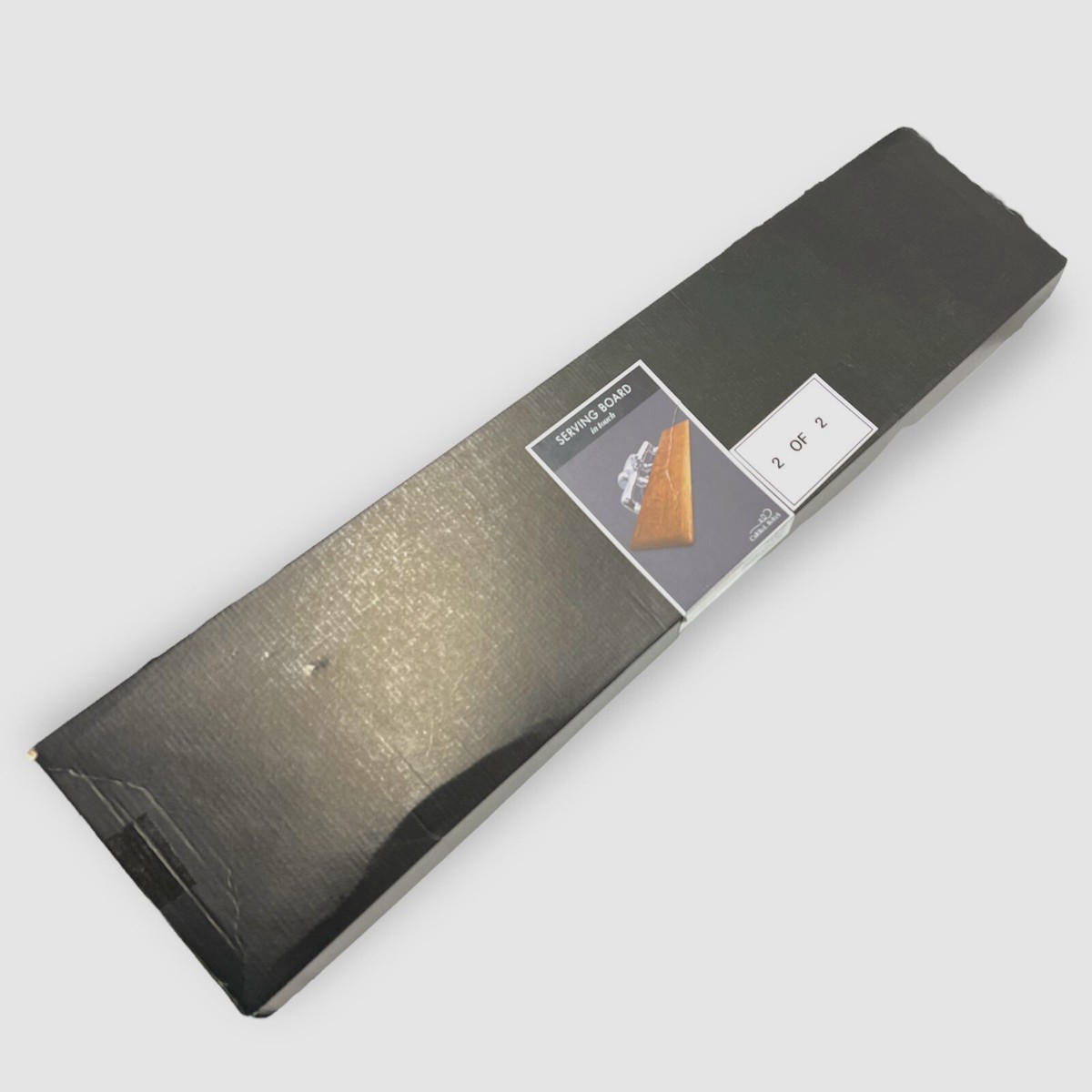 $699 CARROL BOYES Brown In Touch Serving Wood Board Tray 31