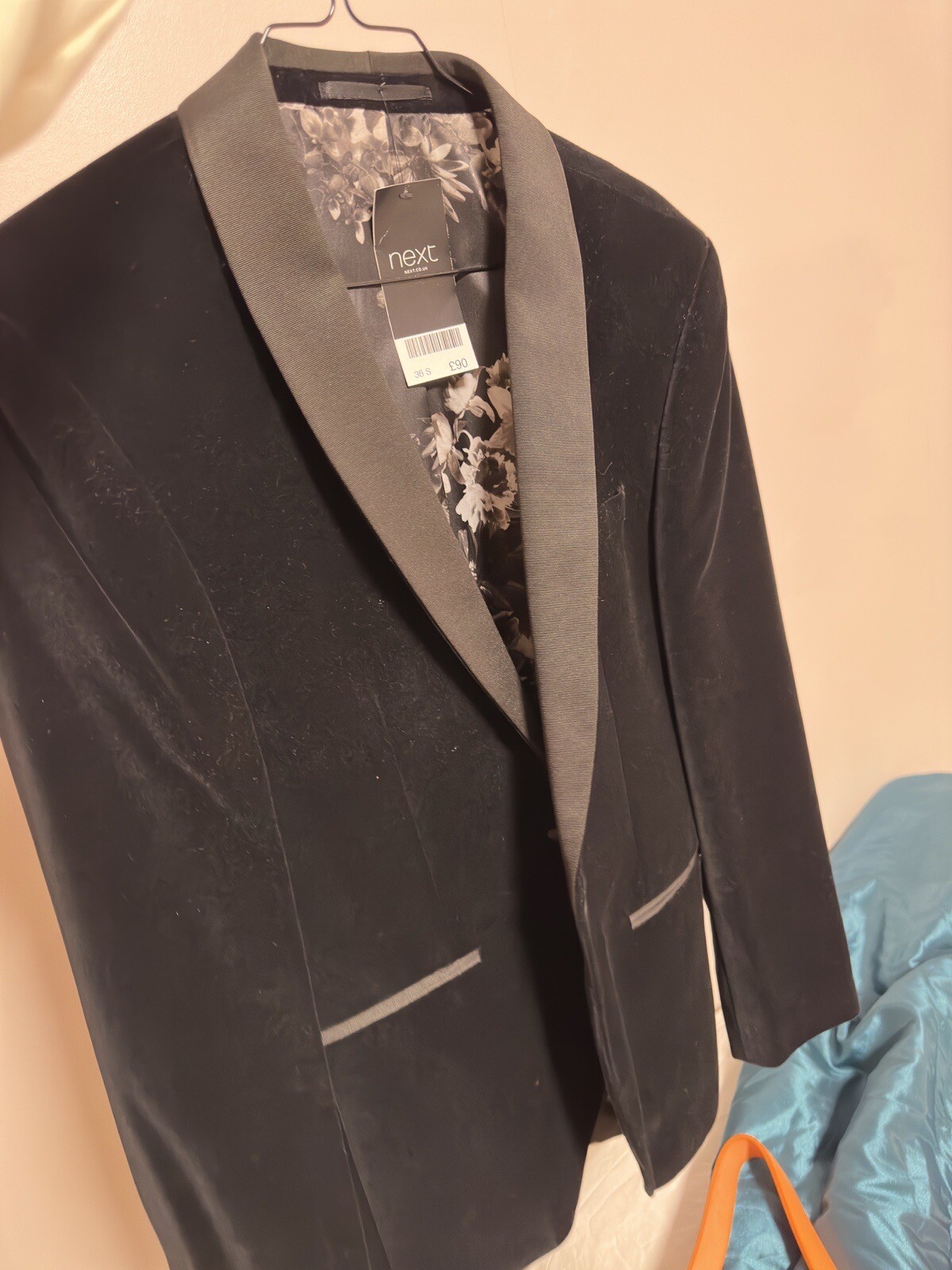 next black velvet jacket eBay