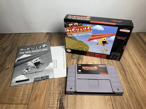Pac-Man 2: The New Adventures SNES Complete CIB Very Good Condition w/ Reg!