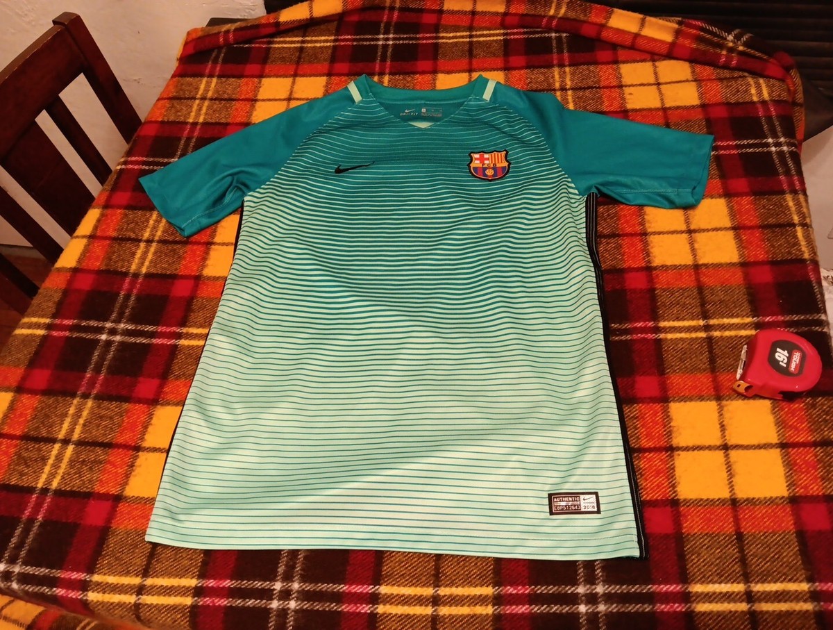 Nike FC Barcelona 3rd Soccer Football Jersey WOMAN XL Champions 16