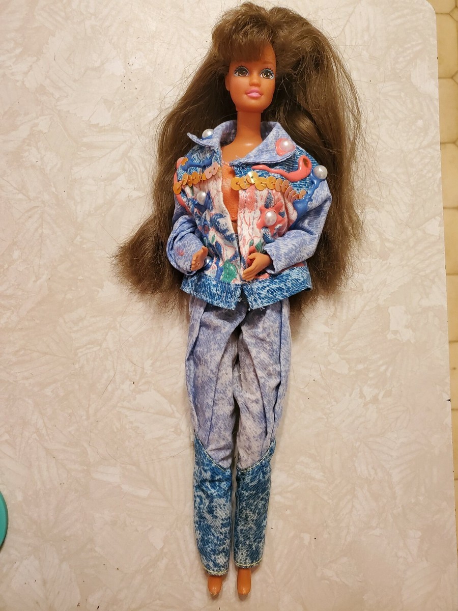 1990's Paint 'N Dazzle Doll Barbie Brunette Vintage Mattel | eBay