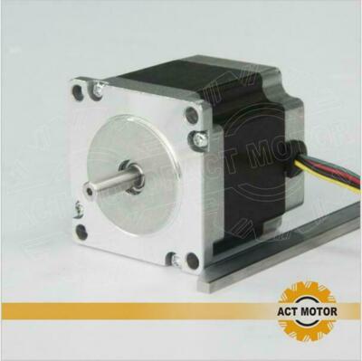3PCS Nema23 Stepper Motor 1.27NM(180oz.in) 2A 56MM Länge Φ6.35mm shaft ACT MOTOR