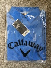 Image of CALLAWAY GOLF OPTI-DRI-SERIES GENTS GOLF SHIRT Colour BLUE Size SMALL New