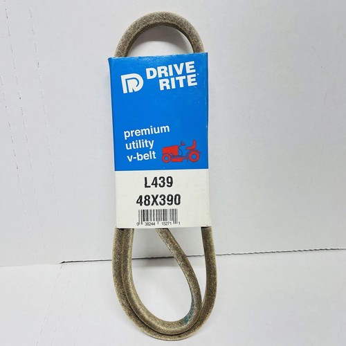 L439 Drive Rite V-Belt NEW In Sleeve - Rubber Serpentine Belt Free Shipping - Picture 2 of 3