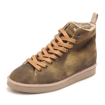 4670AZ SNEAKER DONNA PANCHIC P01 ECO-FUR INSIDE WOMAN WASHED SUEDE SHOES