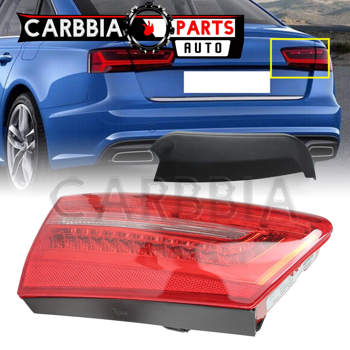 A6　C7　アウディ　 純正　 テール　ライト　ランプ　LED　右 Left Driver Side Inner Trunk LED Tail Light Lamp For AUDI A6 C7