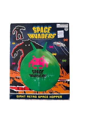 50Fifty Gifts Space Invaders Giant Retro Space Hopper New / Open Box 2013