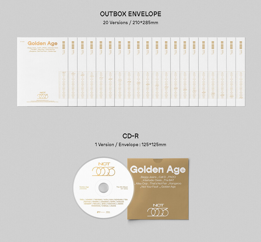 NCT [GOLDEN AGE] 4th Album COLLECTING Ver/CD+Photo Book+Lyrics+