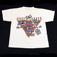 VTG 1988 Warner Bros Looney Tunes Taz Sports League Made In USA Tee Size L