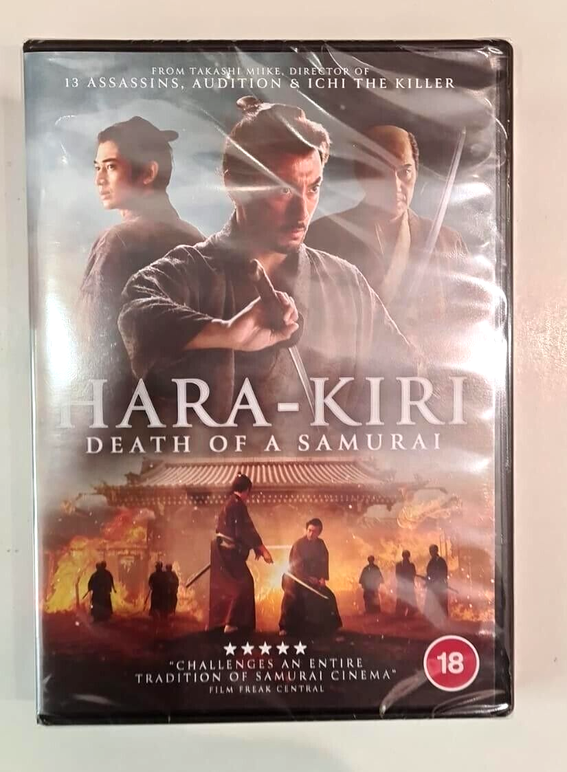 HARA-KIRI DEATH OF A SAMURAI     BRAND NEW SEALED GENUINE UK DVD
