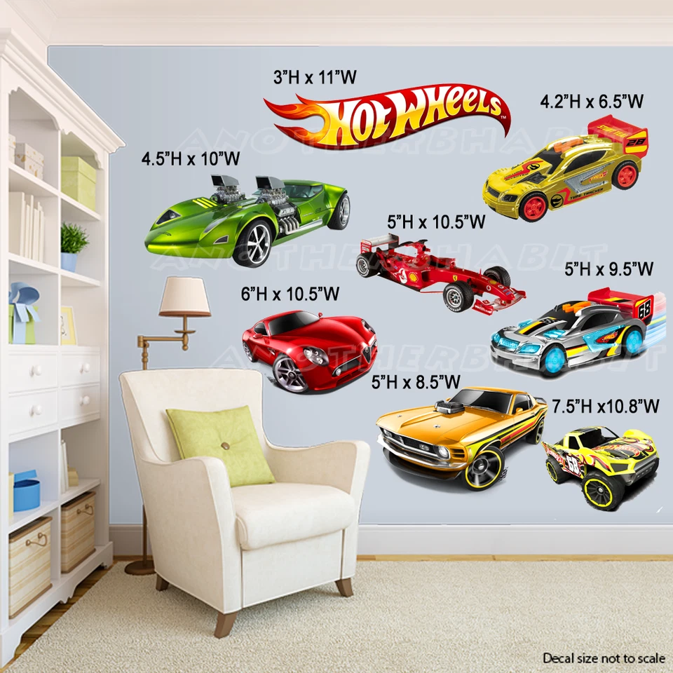 Наклейка настенная Hot Wheels (вдохновленная) - Изображение 2 из 2