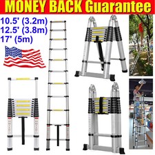 Scala telescopica Scala telescopica in alluminio Pieghevole multifunzione EN131