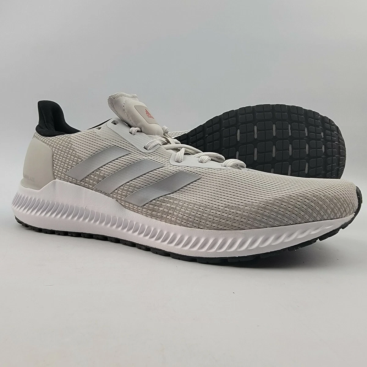 Adidas Solar Blaze Running Shoes Grey Silver Metallic Black EF0814 Mens Size 8.5