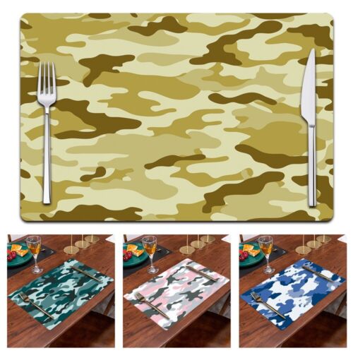 Placemats Coasters Table Mat Washable Place Mats Non-Slip Easy to Clean Bowl Mat - Picture 8 of 25