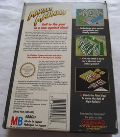 marble madness authentique version originale nintendo nes fra complet