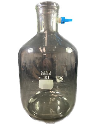 DURAN 10L Bottle Shape Filtering Flask KECK Hose Connection Assembly 211948658