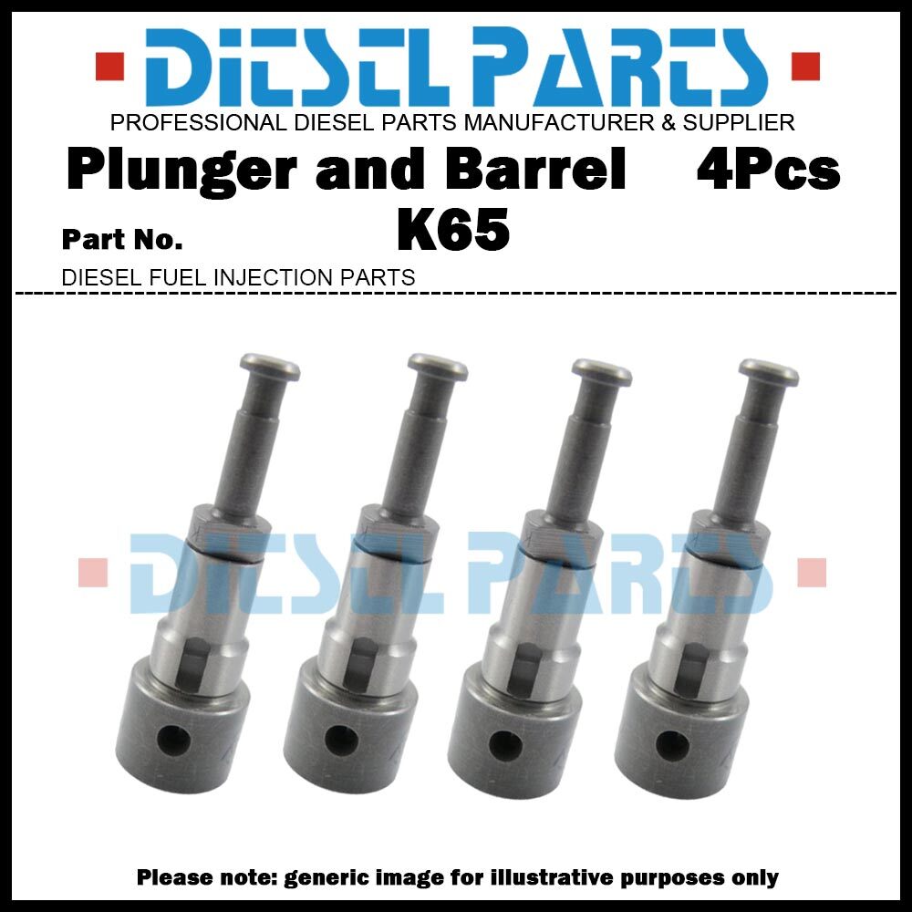 4Pcs Pump Element Plunger and Barrel K65 130101-1320 for ISUZU