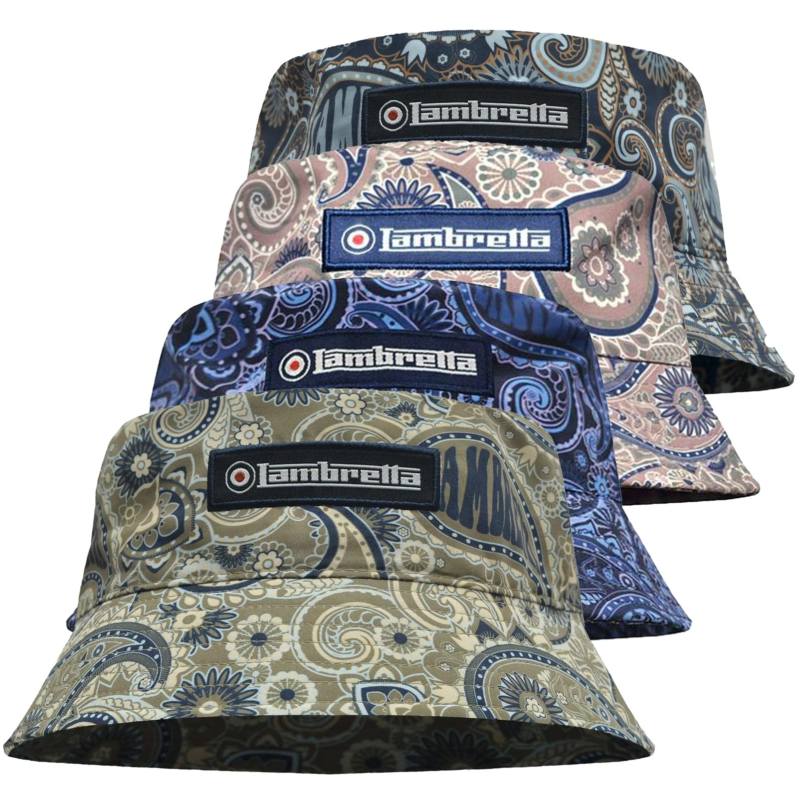 Mens Lambretta Bucket Paisley Festival Summer Hat
Opens in a new window or tab